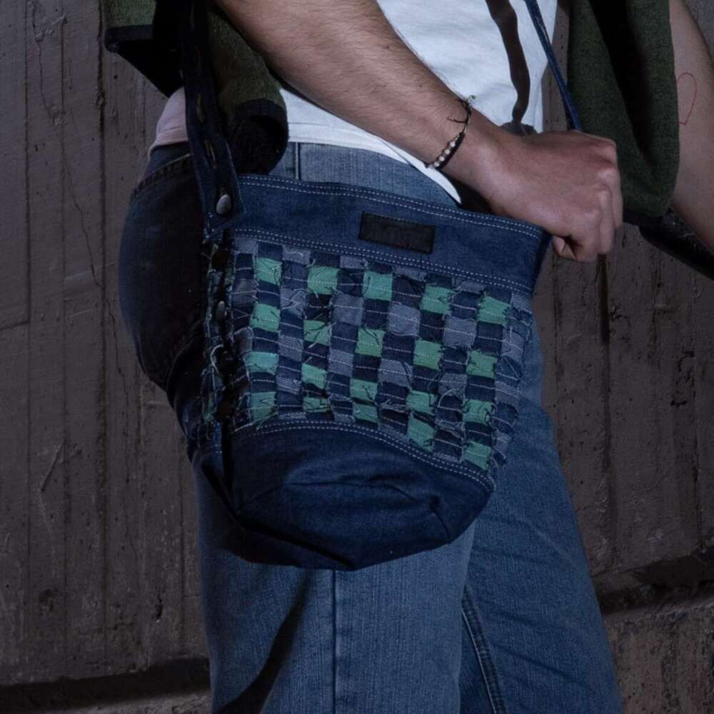 Mochila Verde - Azul
